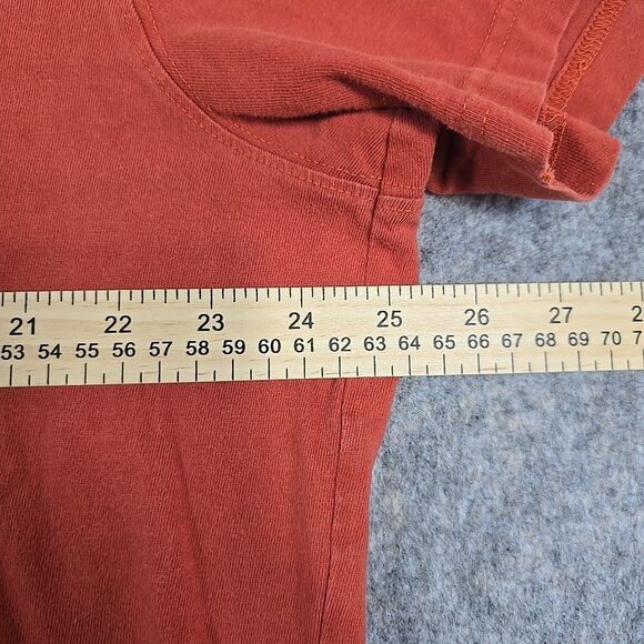 Life is Good Take It Slow Shirt Size Men's XL Burnt Orange Red 100% Cotton - Picture 3 of 12